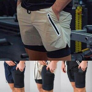 Online Shop גברים  מכנסיים קצרים איכותיים -2in1